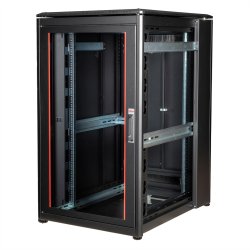 ROLINE 19-inch network cabinet Pro 26 U, 800x1000 WxD Glass door black