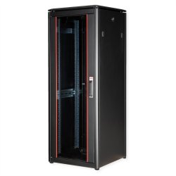 ROLINE 19-inch Network Cabinet Pro 32 U, 600x600 WxD Glass door black