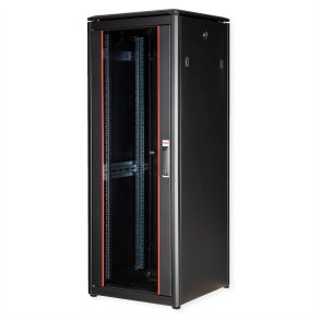 ROLINE 19-inch Network Cabinet Pro 32 U, 600x600 WxD Glass door black