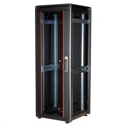 ROLINE 19-inch Network Cabinet Pro 32 U, 600x600 WxD Glass door black