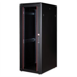 ROLINE 19-inch network cabinet Pro 32 U, 600x800 WxD Glass door black