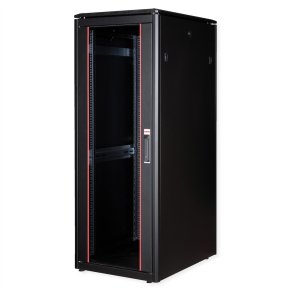 ROLINE 19-inch network cabinet Pro 32 U, 600x800 WxD Glass door black