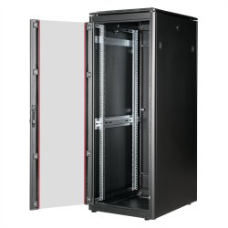 ROLINE 19-inch network cabinet Pro 32 U, 600x800 WxD Glass door black