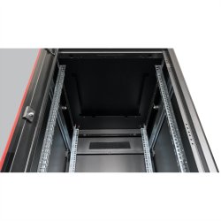 ROLINE 19-inch network cabinet Pro 32 U, 600x800 WxD Glass door black