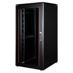 ROLINE 19-inch network cabinet Pro 32 U, 800x800 WxD glass door black
