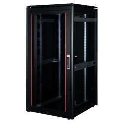 ROLINE 19-inch network cabinet Pro 32 U, 800x800 WxD glass door black