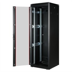 ROLINE 19-inch Network Cabinet Pro 36 U, 600x600 WxD Glass door black