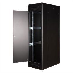 ROLINE 19-inch Network Cabinet Pro 42 U, 600x1000 WxD glass door black