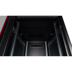 ROLINE 19-inch Network Cabinet Pro 42 U, 600x1000 WxD glass door black