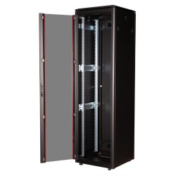ROLINE 19-inch Network Cabinet Pro 42 U, 600x600 WxD Glass door black