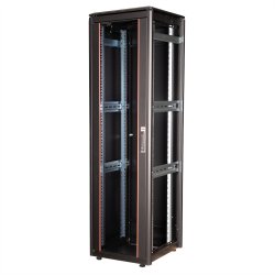 ROLINE 19-inch Network Cabinet Pro 42 U, 600x600 WxD Glass door black