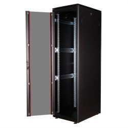 ROLINE 19-inch Network Cabinet Pro 42 U, 600x800 WxD Glass door black