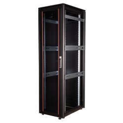 ROLINE 19-inch Network Cabinet Pro 42 U, 600x800 WxD Glass door black