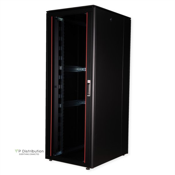 ROLINE 19-inch Network Cabinet Pro 42 U, 800x1000 WxD Glass door black