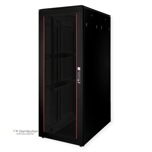 ROLINE 19-inch Network Cabinet Pro 42 U, 800x1200 WxD Glass door black