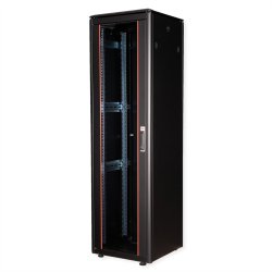 ROLINE 19-inch Network Cabinet Pro 47 U, 600x600 WxD glass door black