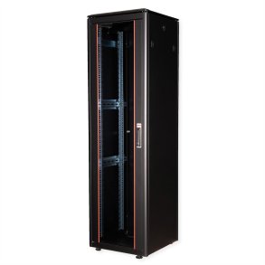 ROLINE 19-inch Network Cabinet Pro 47 U, 600x600 WxD glass door black