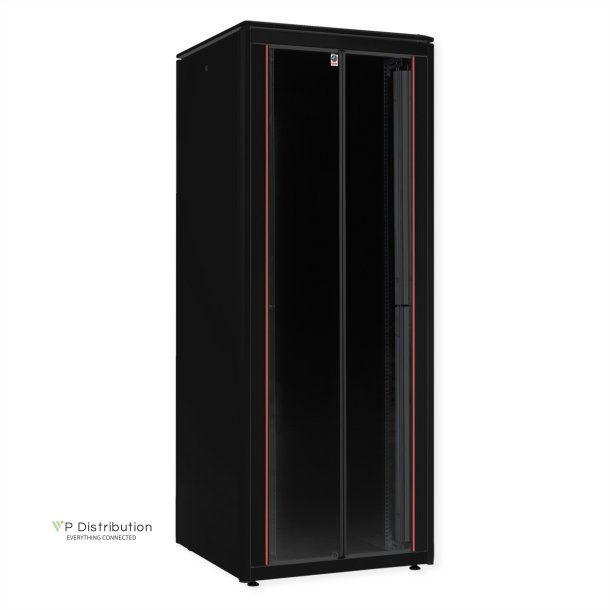 ROLINE 19-inch Network Cabinet Pro 47 U, 800x800 WxD glass door black