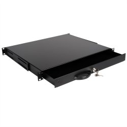 ROLINE 19-inch keyboard insert 1 U, 400 T lockable black