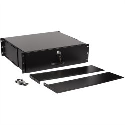 ROLINE 19-inch keyboard drawer 3 U, 400 T lockable black