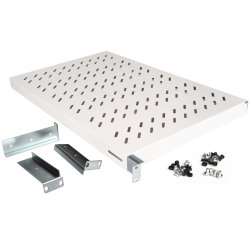 ROLINE 19-inch shelf 1 U, 770 T 50 kg grey