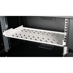 ROLINE 19-inch shelf 1 U, 250 T 15 kg grey