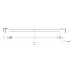 ROLINE 19" Blank Panel, Snap-in, 1U, Metal, black