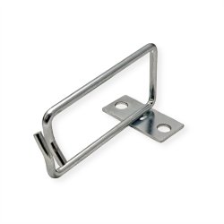 19" Cable Manager, 40x80mm, metal, Mounting central, cable entry central