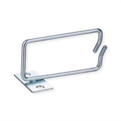 19" Cable Manager, 40x80mm, metal, Mounting central, cable entry central