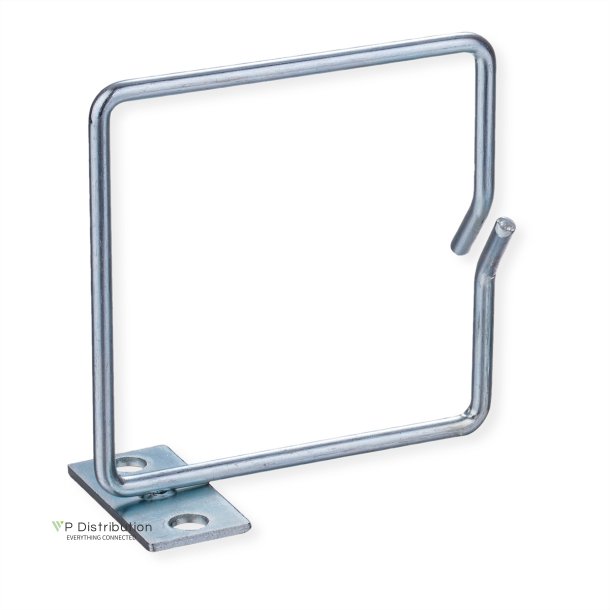 19" Cable Manager, 80x80mm, metal, Mounting central, cable entry central