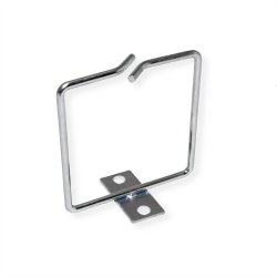 19" Cable Manager, 80x80mm, metal, Mounting central, cable entry central