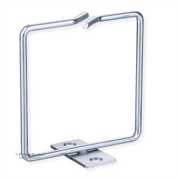 19" Cable Manager, 80x80mm, metal, Mounting central, cable entry central