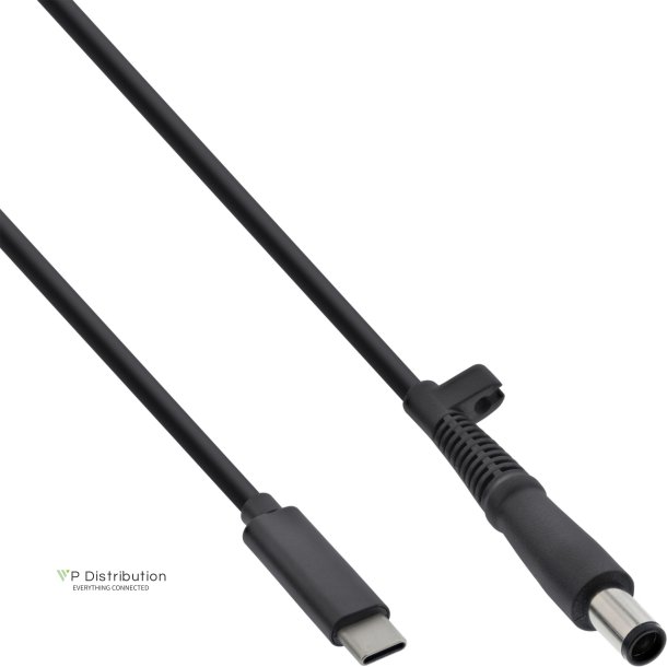 InLine USB Type-C to HP Notebook (round/large) charging cable, 2m