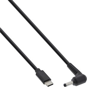 InLine USB Type-C to BenQ/ASUS Notebook (round/small) charging cable, 2m