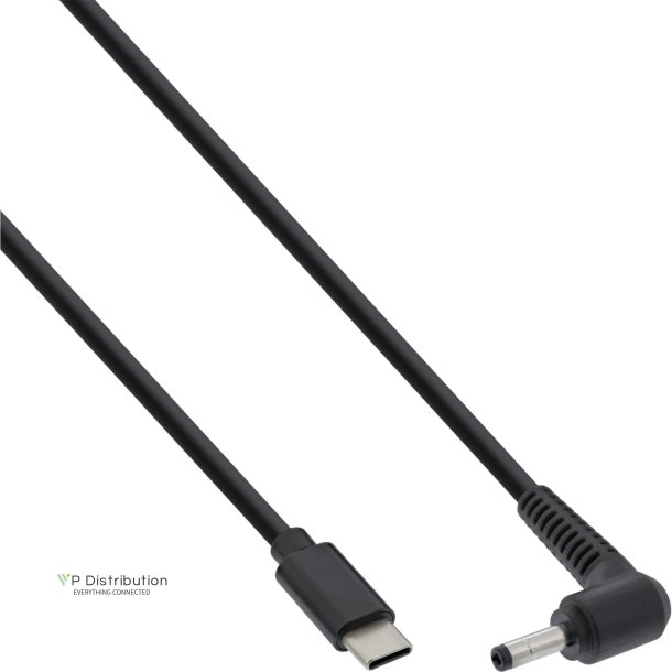 InLine USB Type-C to BenQ/ASUS Notebook (round/small) charging cable, 2m