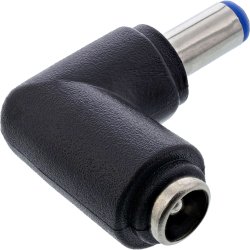 InLine DC Adapter, 5.5x2.1mm DC Plug Male / Female Angled