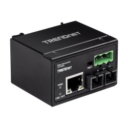 Trendnet Hardened Industrial 100Base-FX Multi-mode SC Fiber Converter(2KM)