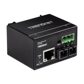 Trendnet Hardened Industrial 100Base-FX Multi-mode SC Fiber Converter(2KM)