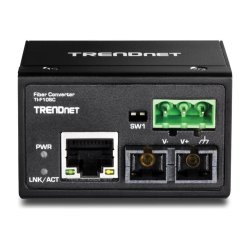 Trendnet Hardened Industrial 100Base-FX Multi-mode SC Fiber Converter(2KM)