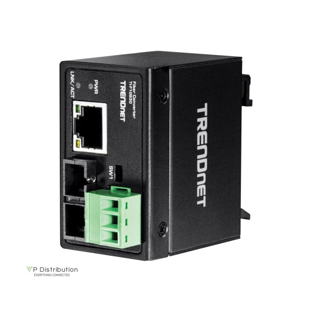 Trendnet Hardened Industrial 100Base-FX Single-mode SC Fiber Converter (30KM)
