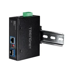 Trendnet Hardened Industrial 100/1000Base-T to SFP Media Converter