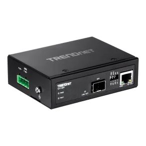 Trendnet Hardened Industrial 100/1000Base-T to SFP Media Converter