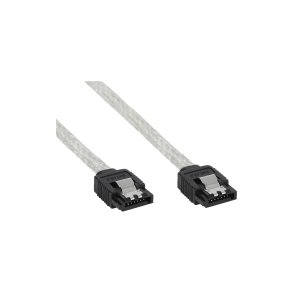 InLine SATA 6Gb/s Round Cable with latches 0.5m