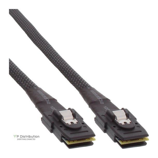 InLine&reg; Mini-SAS 36 Pin SFF-8087 to Mini-SAS 36 Pin SFF-8087 0.5m