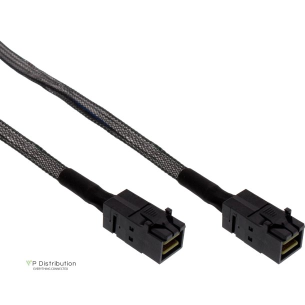 InLine&reg; Mini SAS HD Cable SFF-8643 to SFF-8643 with Sideband 0.5m