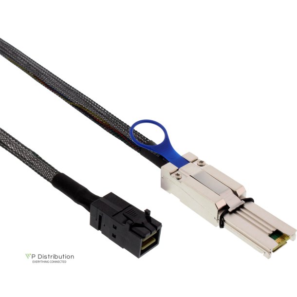 InLine&reg; Mini SAS HD Cable SFF-8643 to SFF-8088 1m