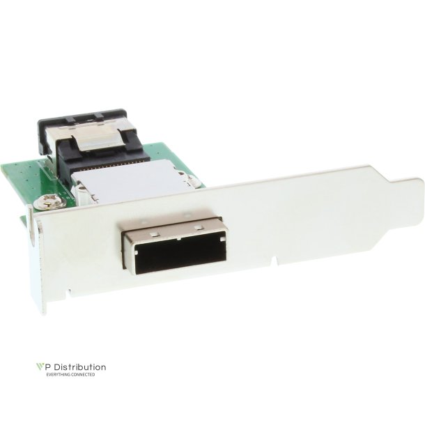 InLine&reg; SAS Low Profile Adapter Bracket external SFF-8088 to internal SFF-8087