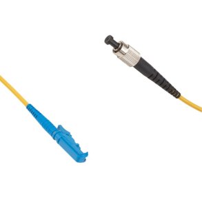 PeakOptical E2000/PC-FC/PC, Simplex, SM, 5M, 3.0mm Fiber Diameter: 9/125µm Licensed HUBER+SUHNER Connector