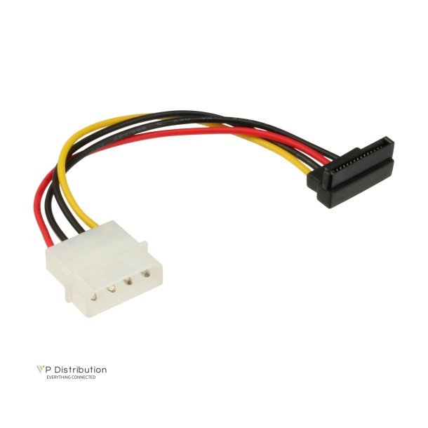 InLine&reg; SATA power Adapter Cable 5.25" to 15 Pin SATA 15cm