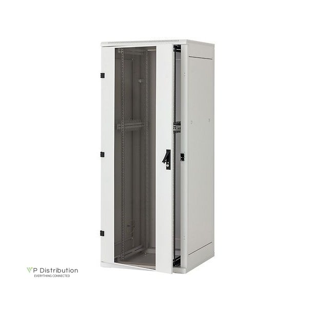 Triton 19" Network Cabinet 18U, 800X600Mm, Glass Door, Grey